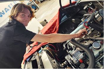 Kaden Bruce, Performance Technician